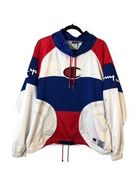 Champion Pullover Men's size L or 44 It Takes A Little More Red White Blue NEW
